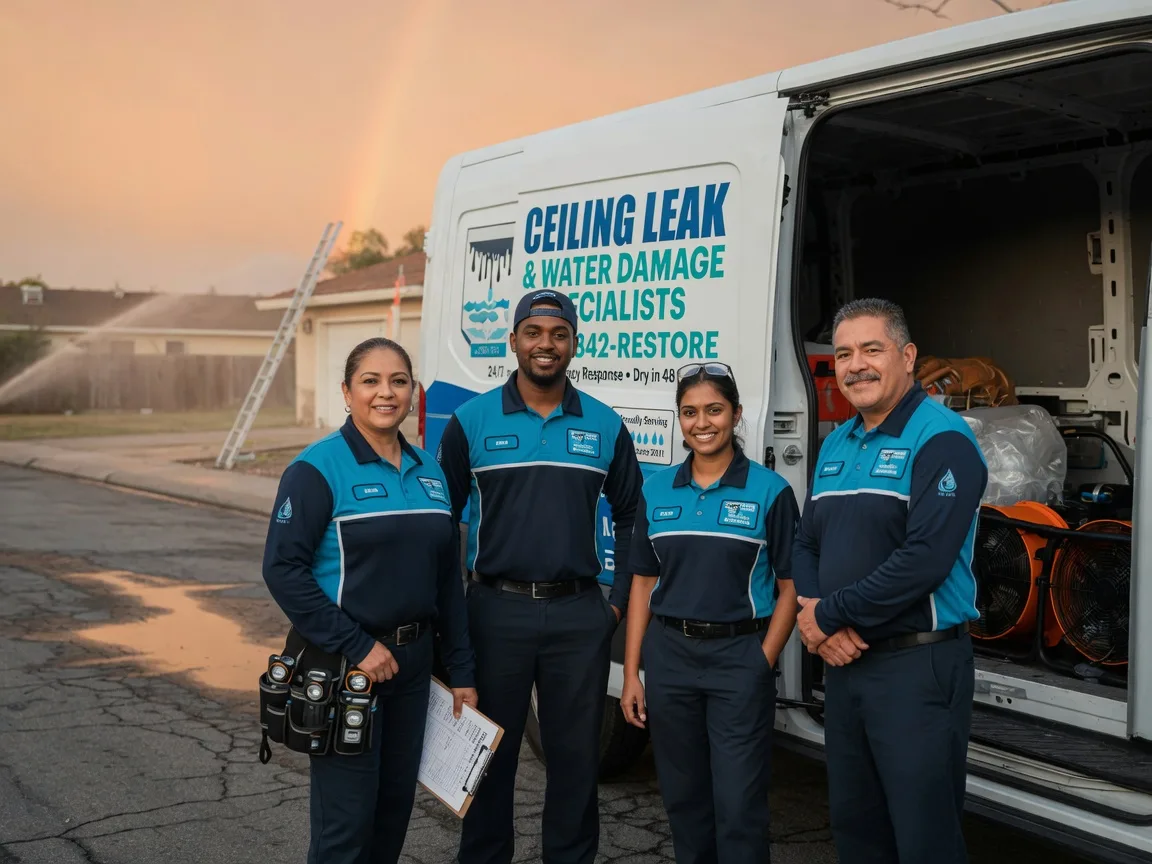 Ceiling Leak Cleanup company in Euclid, MN
